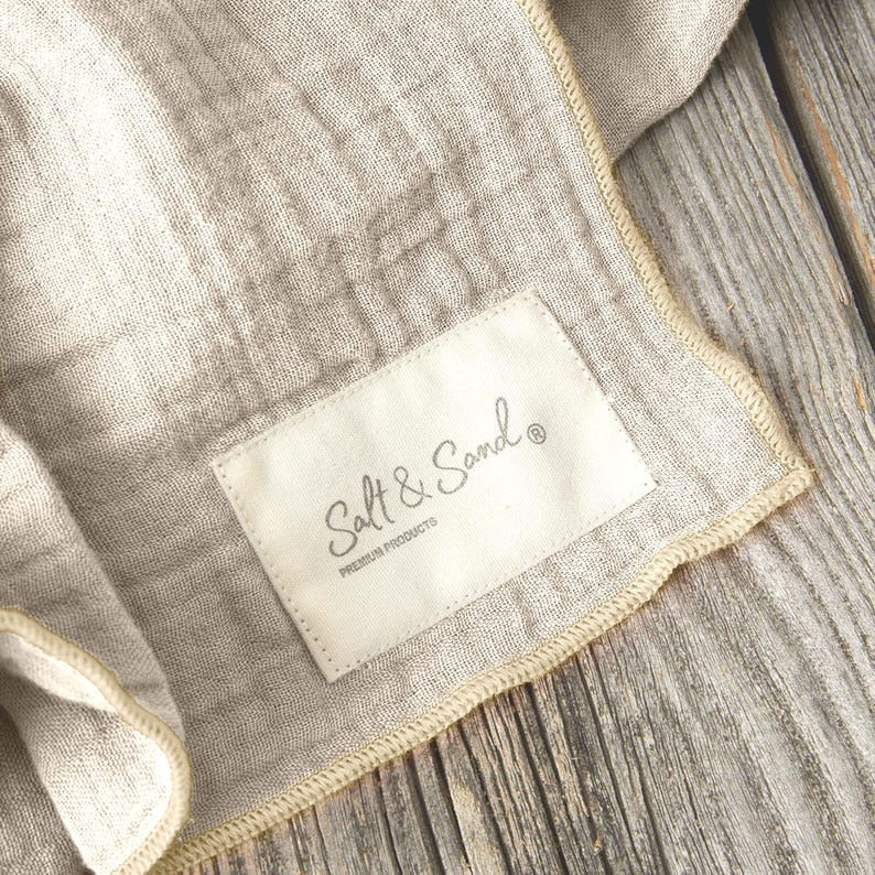 Musselin Tuch Damen l Beige