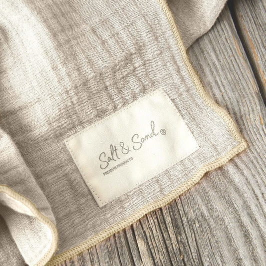 Musselin Tuch Damen l Beige