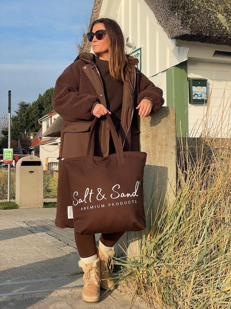Canvas Shopper Tasche braun Salt & Sand