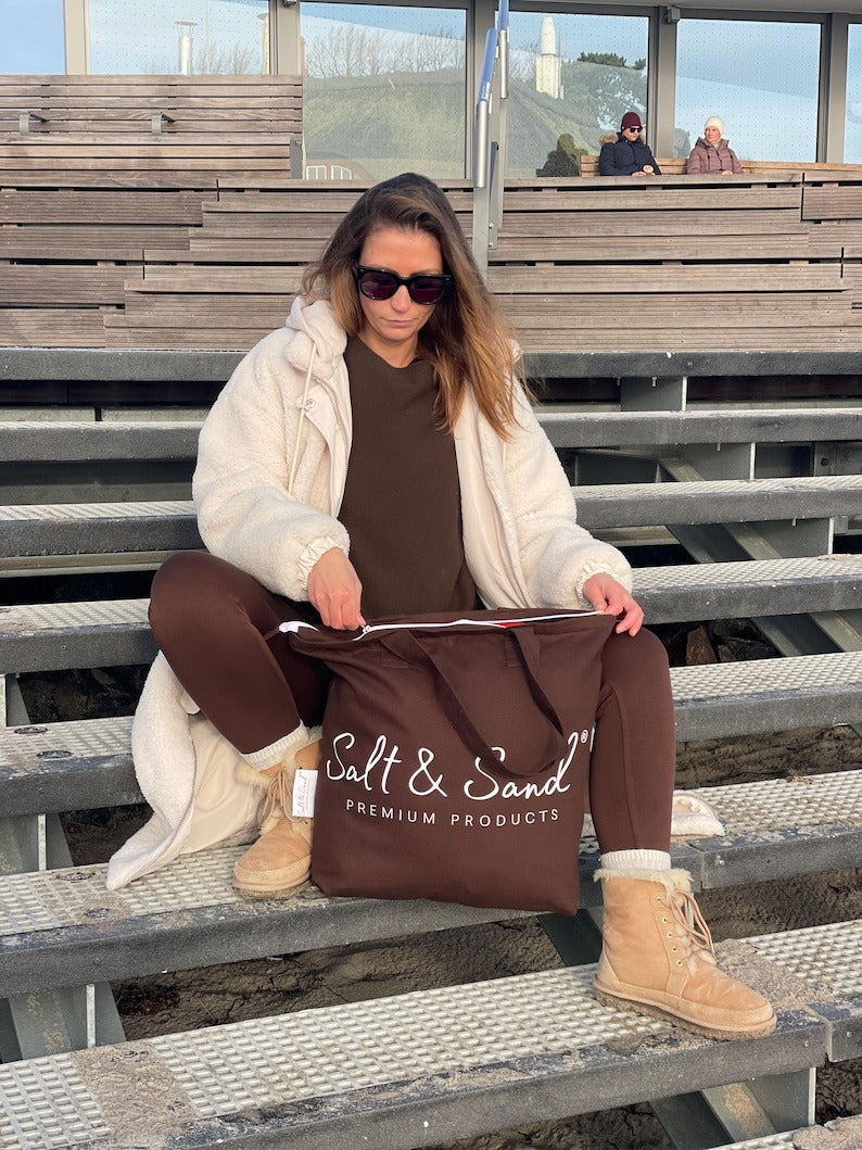 Canvas Shopper Tasche braun Salt & Sand