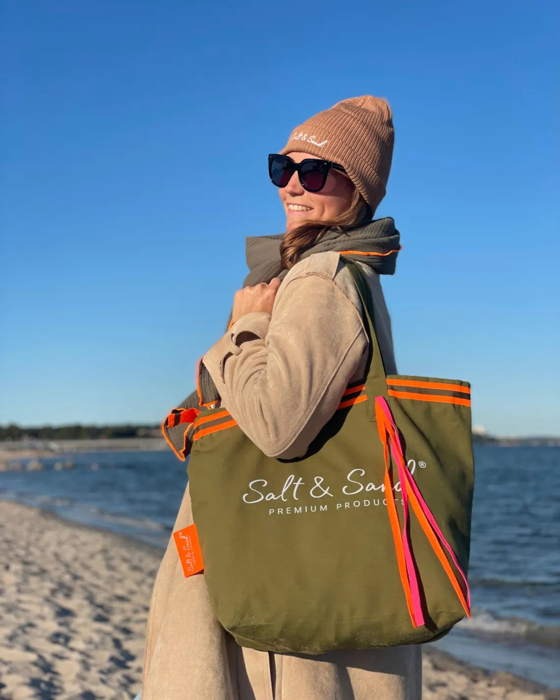 Canvas Shopper Tasche khaki Salt & Sand