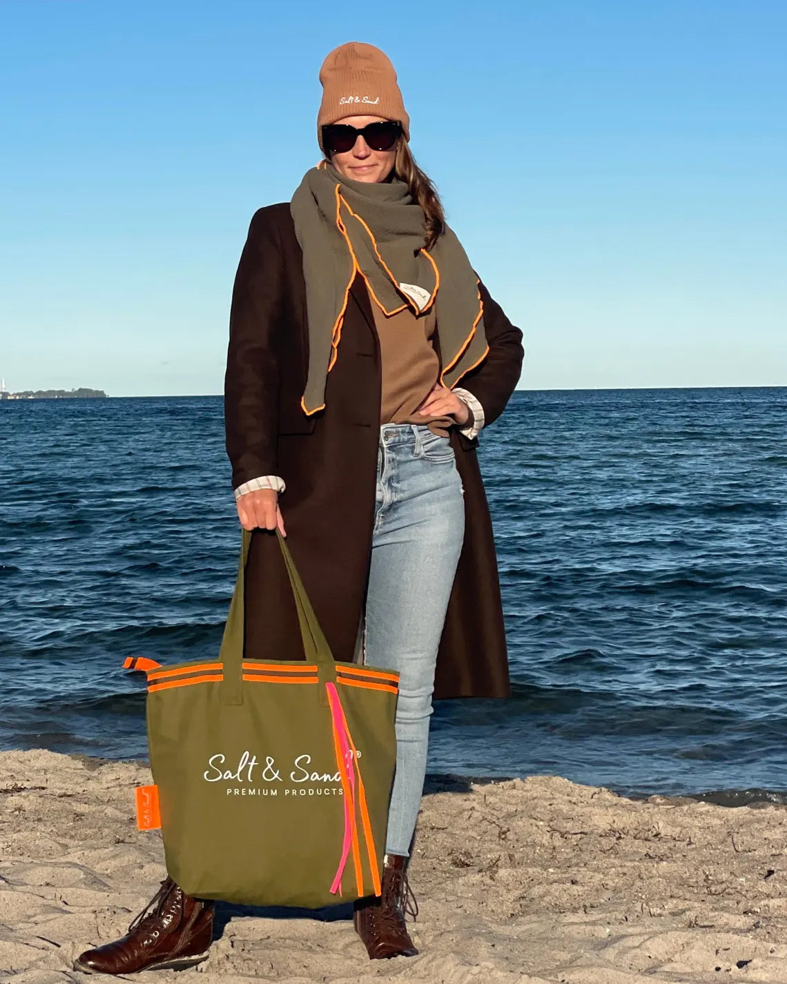 Canvas Shopper Tasche khaki Salt & Sand