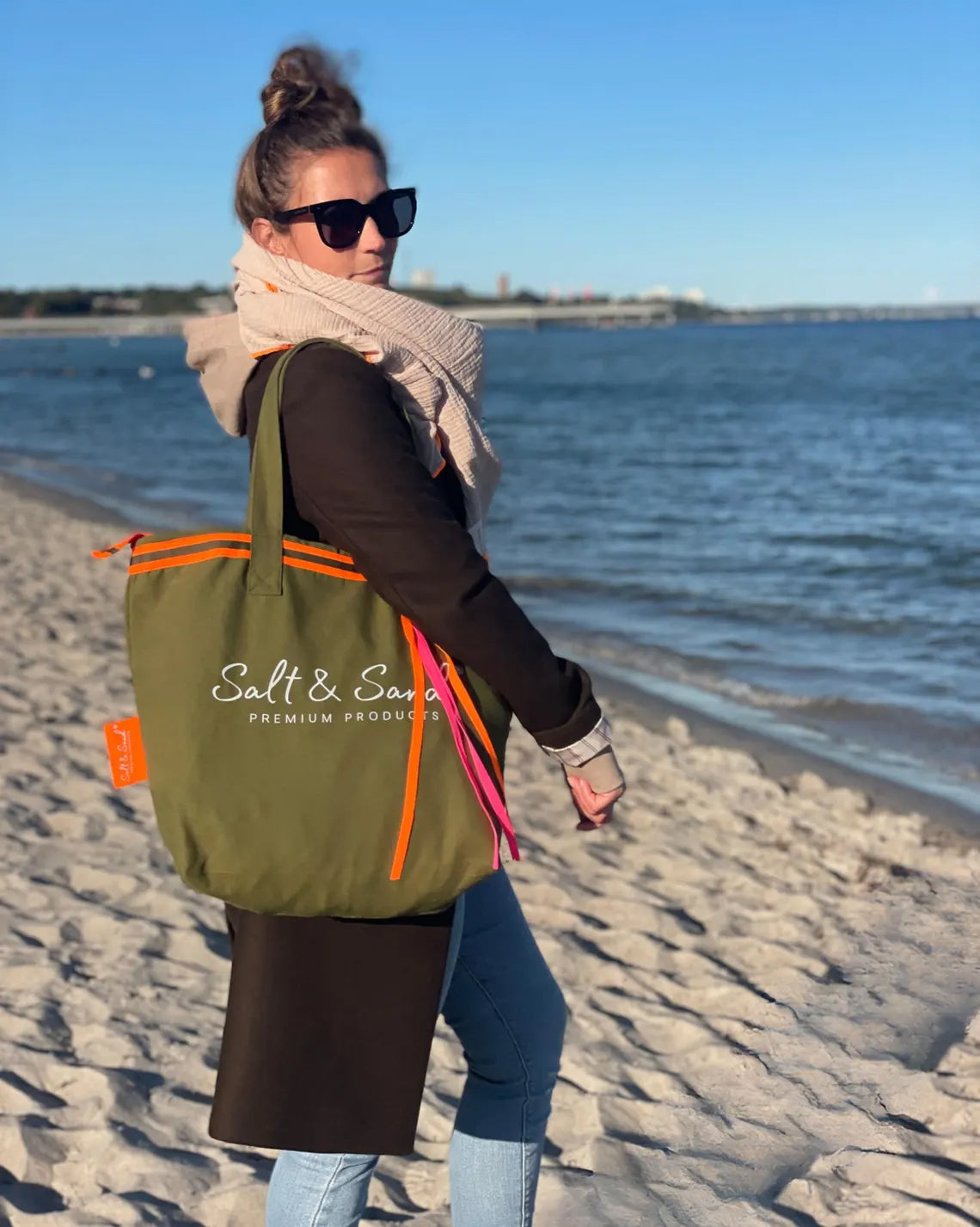 Canvas Shopper Tasche khaki Salt & Sand