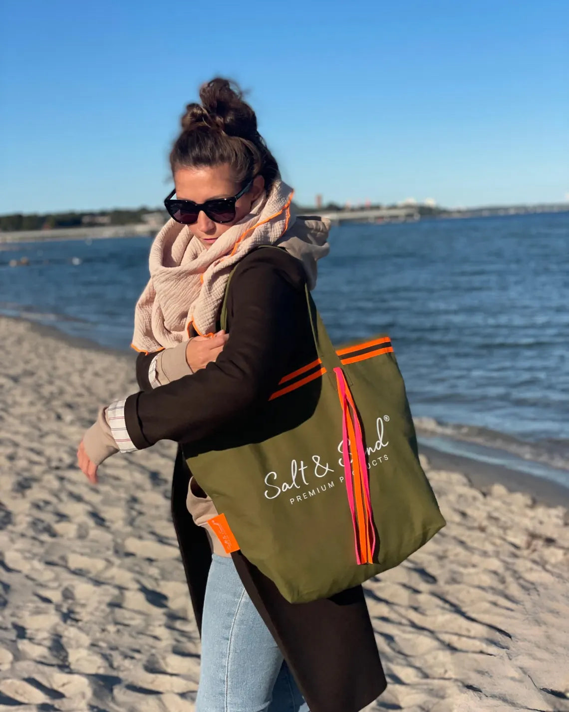 Canvas Shopper Tasche khaki Salt & Sand